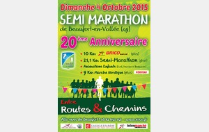 Semi &amp; 10 km de Beaufort en Vallée