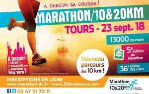 10 & 20 km de Tours