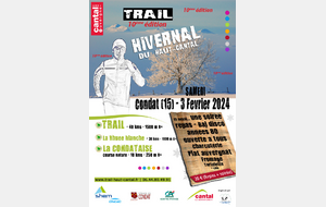 Trail hivernal du haut cantal 