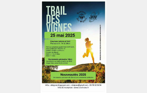 TRAIL DES VIGNES MARIGNY BRIZAY