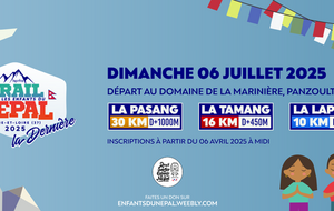 TRAIL POUR LES ENFANTS DU NEPAL 2025