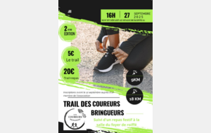 TRAIL DES COUREURS BRINGUEURS A ROIFFE (86)