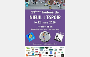 FOULEES DE NIEUIL L'ESPOIR (86)