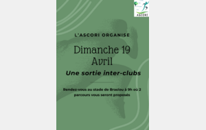 SORTIE INTER CLUBS BRASLOU 🏃