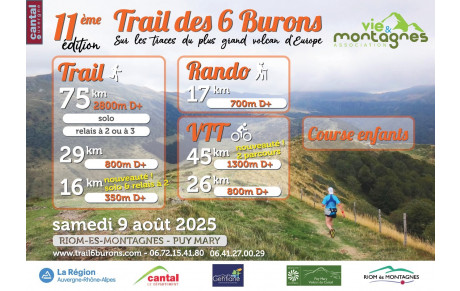 TRAIL DES BURONS CANTAL 2025