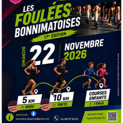 FOULEES BONNIMATOISES A BONNEUIL MATOURS(86)